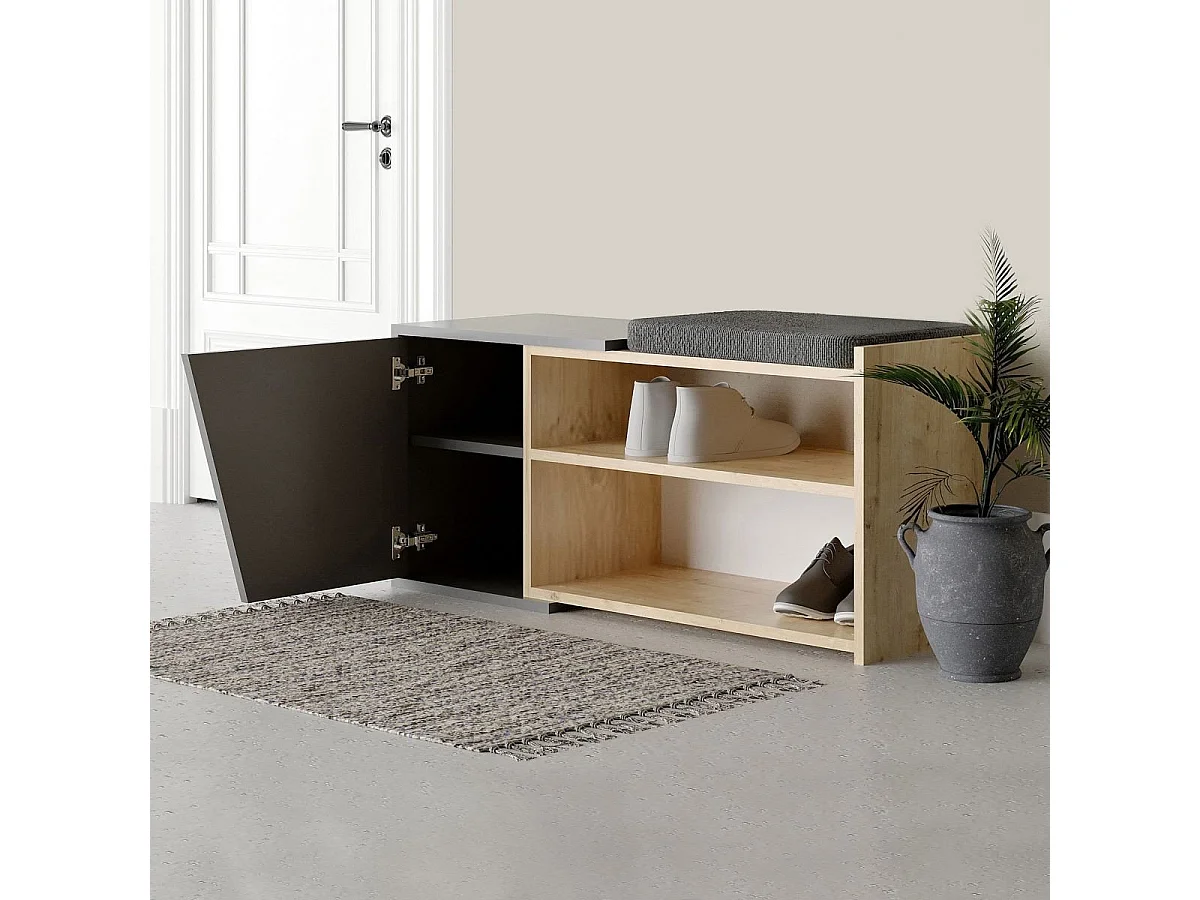 Schuhschrank 1 Tür L104 cm - Fiona