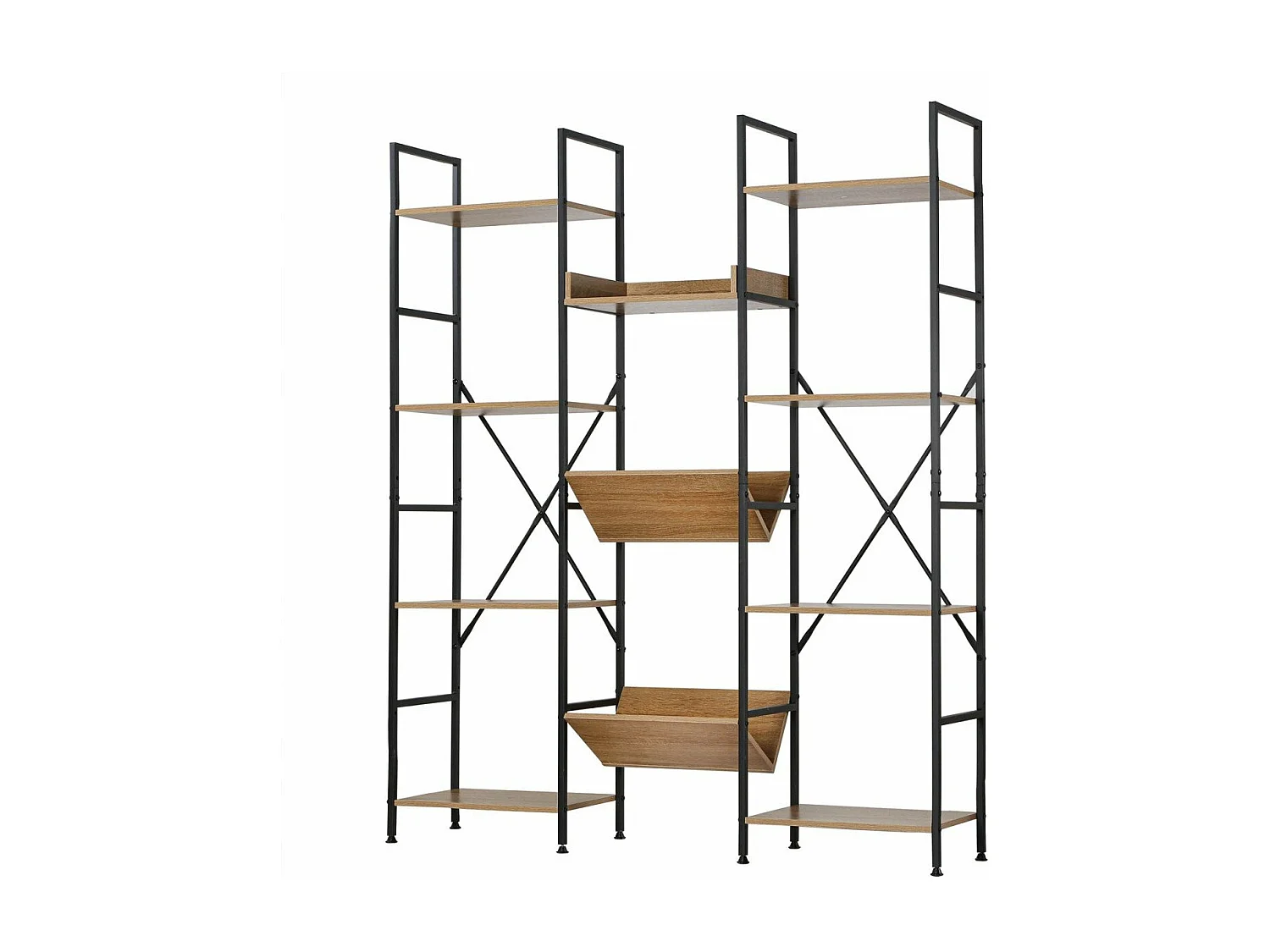 Etagère 11 Niveaux Style Industriel - L125 x H150 cm