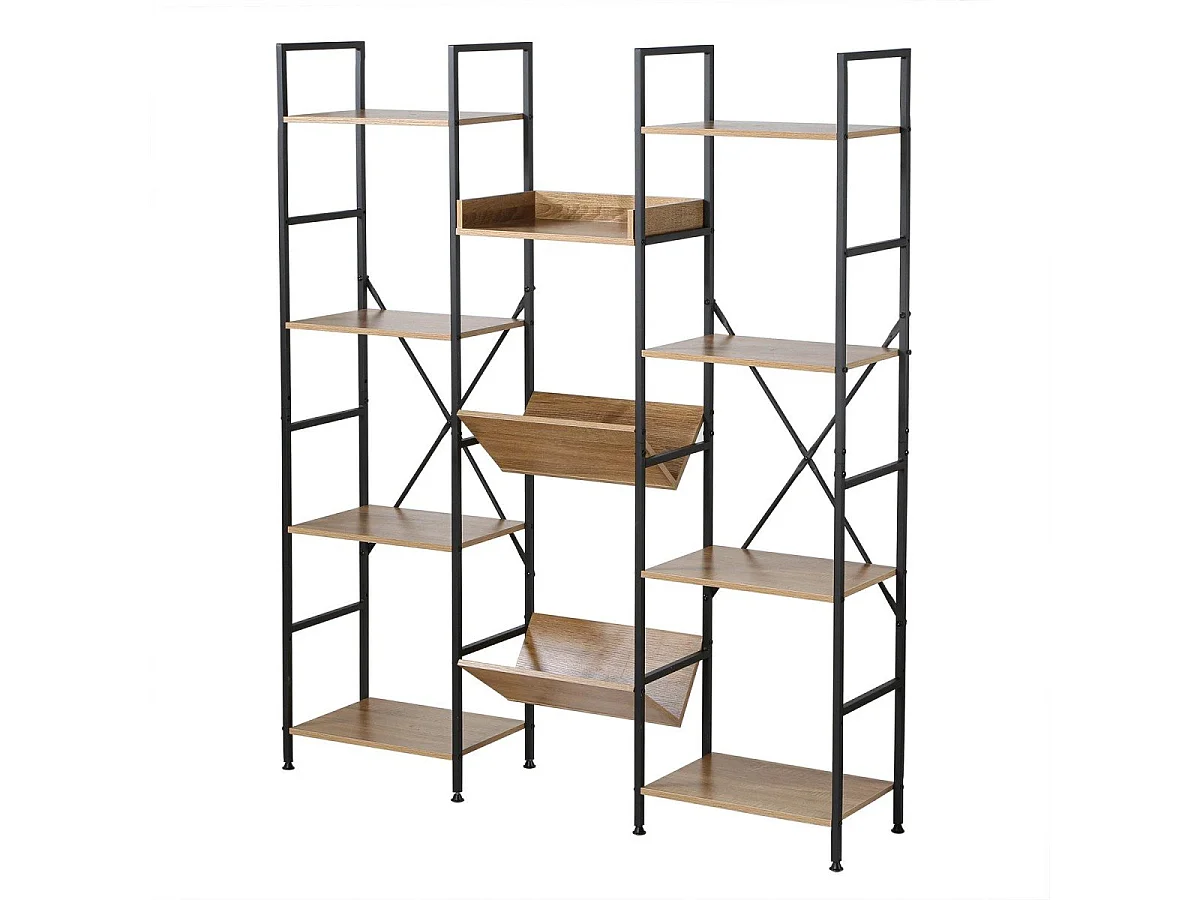 Etagère 11 Niveaux Style Industriel - L125 x H150 cm