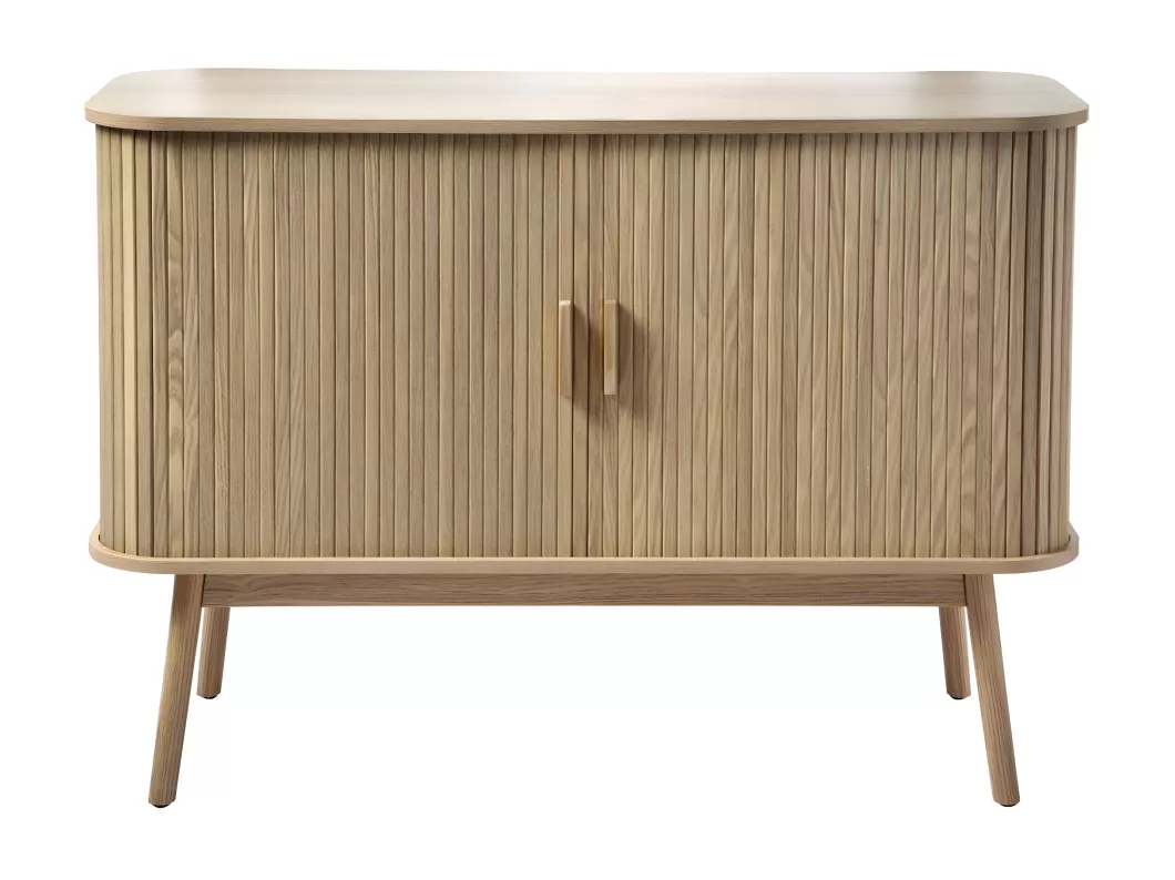 Kauf Unique Vintage Sideboard Holzdekor 2 Schiebetüren - L110cm