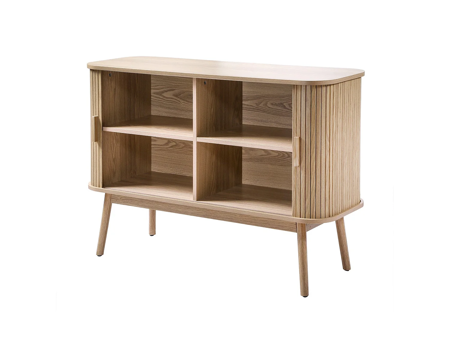 Buffet Vintage Décor Bois 2 Portes Coulissantes L110cm - ERNEST