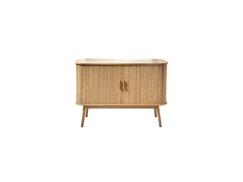 Buffet Houtdecor 2 Schuifdeuren - Vintage - L110cm