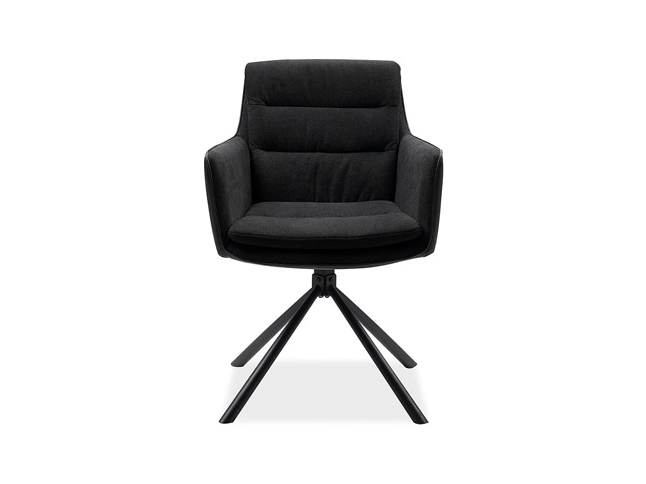 Lot de 2 Chaises Noires L63 cm - Logan