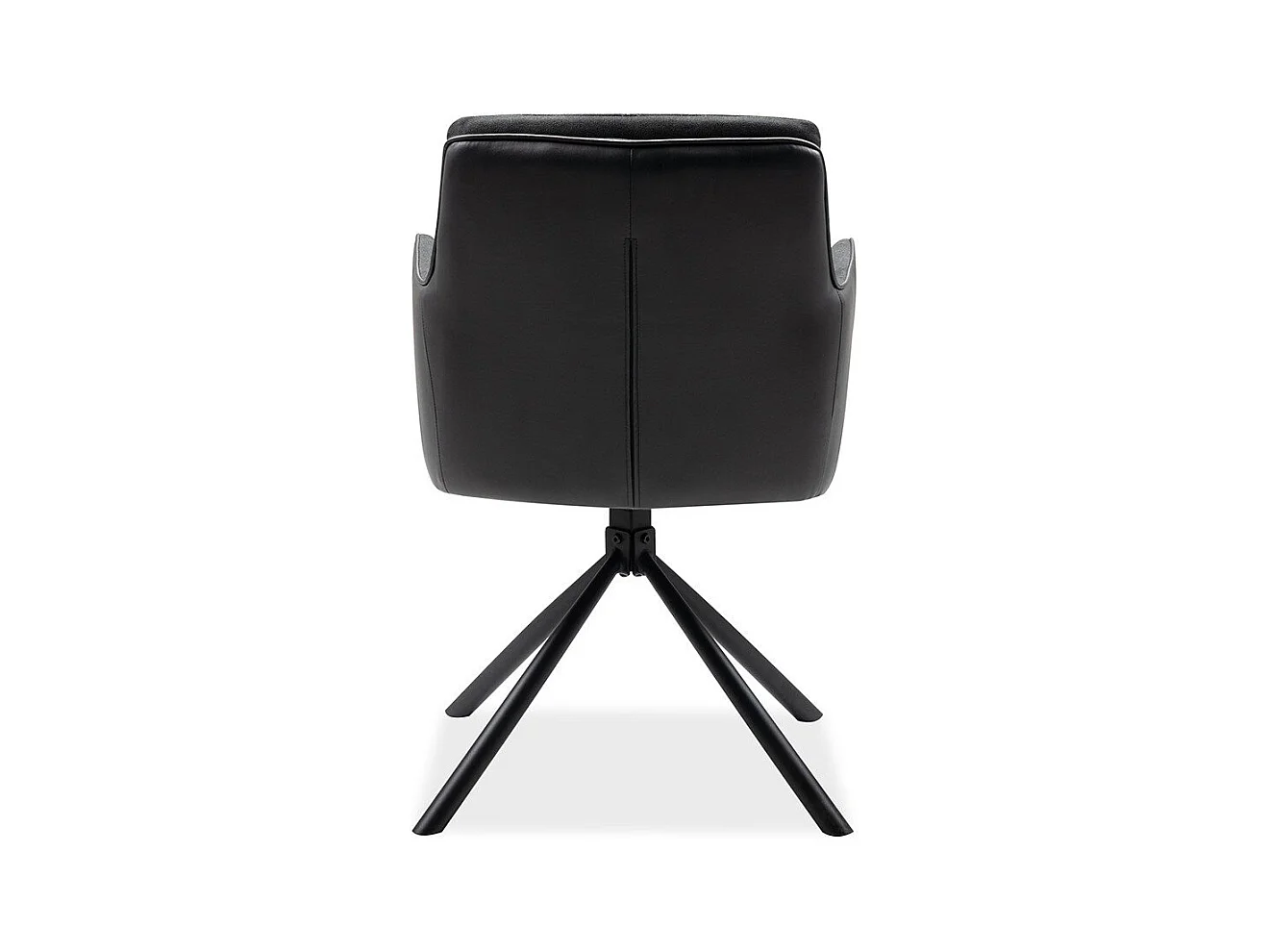 Lot de 2 Chaises Noires L63 cm - Logan