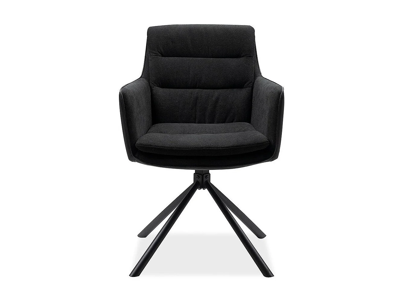 Lot de 2 Chaises Noires L63 cm - Logan