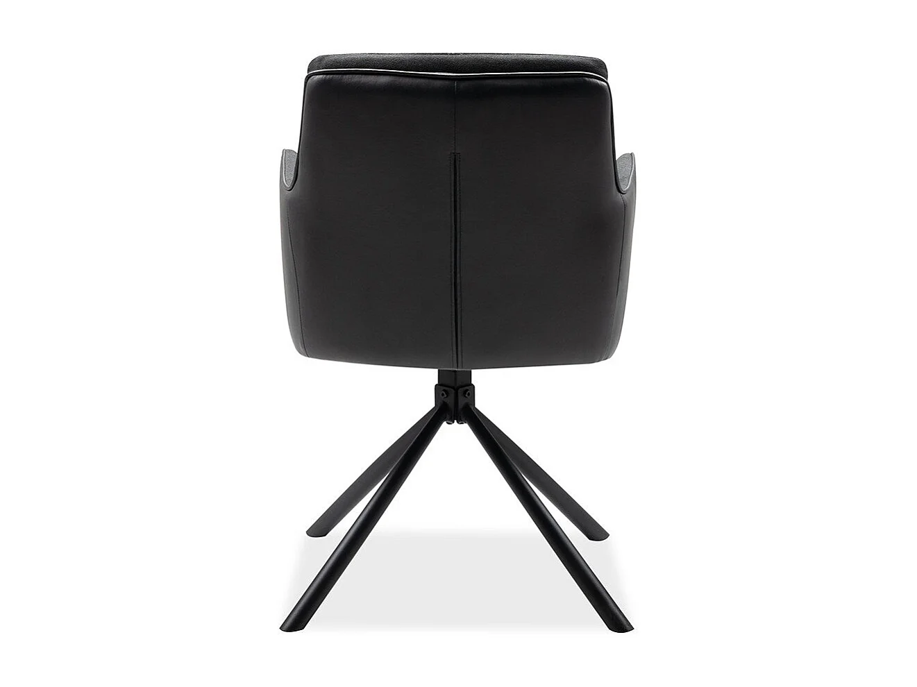 Lot de 2 Chaises Noires L63 cm - Logan