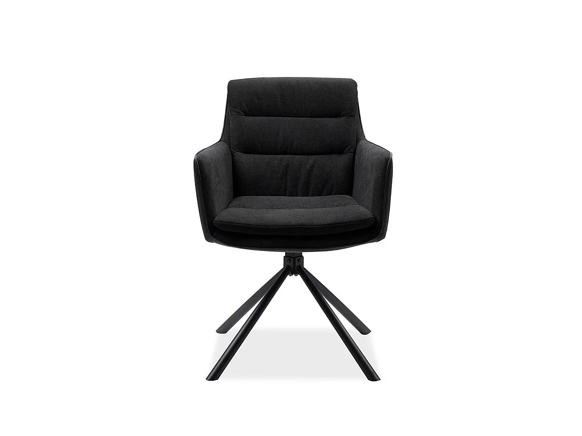 Set van 2 Zwarte Stoelen L63 cm - Logan
