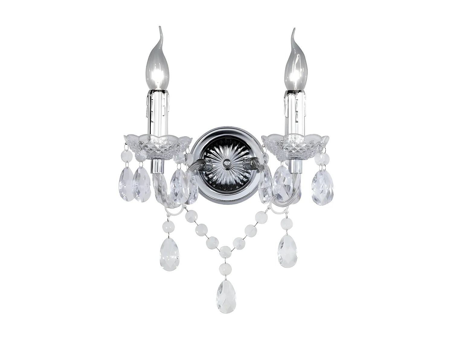 Applique baroque 2 Lampes