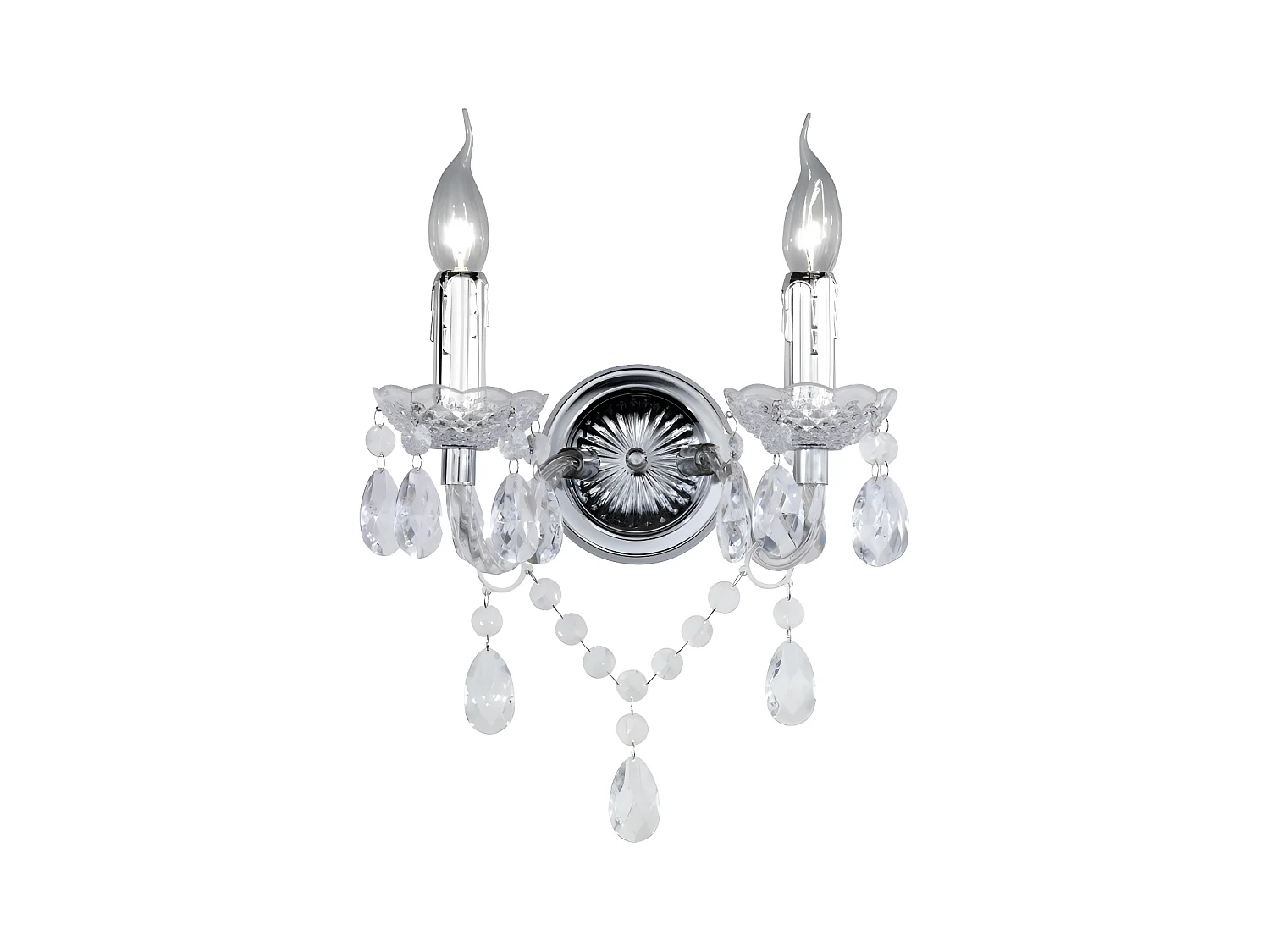 Applique baroque 2 Lampes