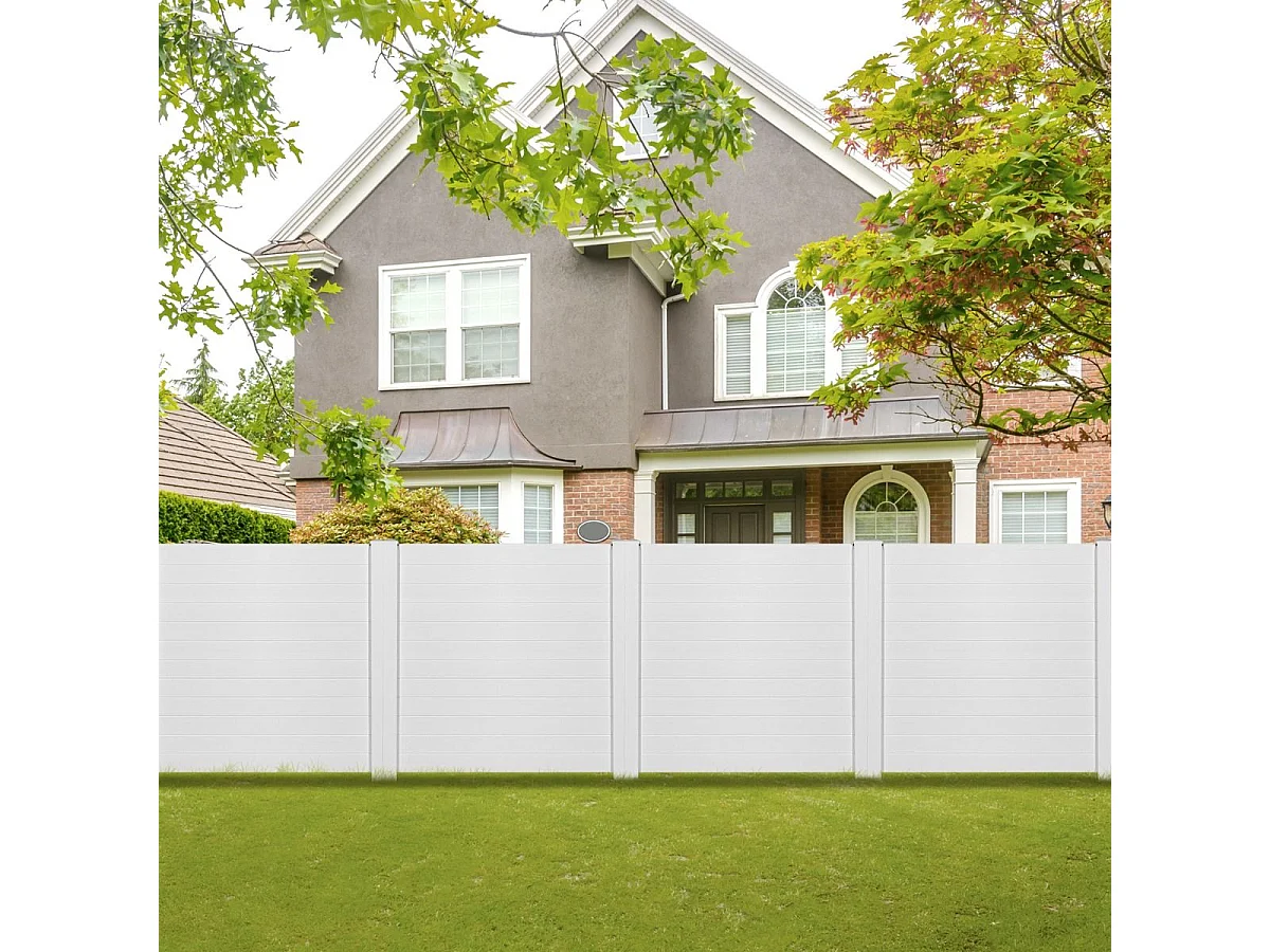 Brise-Vue pour Balcon Couverture Écran Jardin, Clôture Décorative Extensible et Autoportante, 2 Panneaux pour Jardin et Terrasse