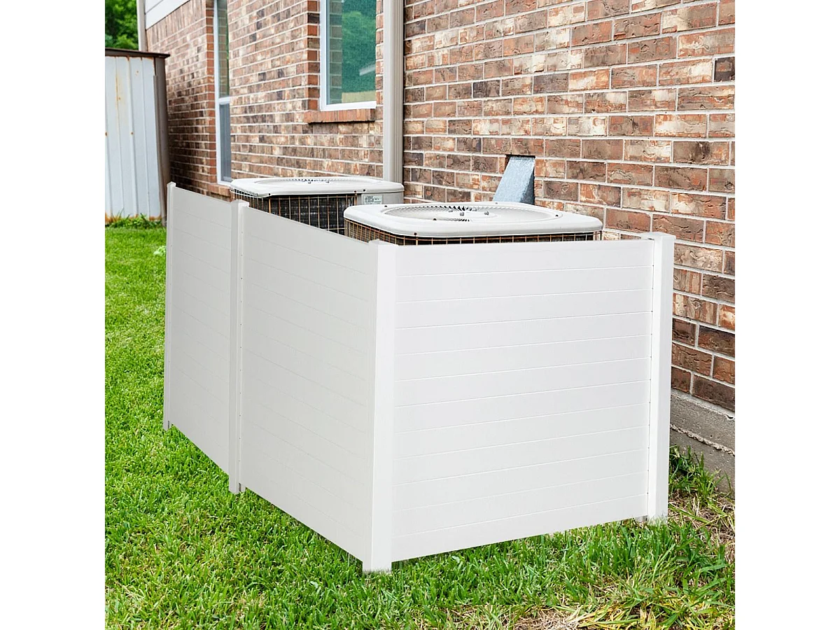 Brise-Vue pour Balcon Couverture Écran Jardin, Clôture Décorative Extensible et Autoportante, 2 Panneaux pour Jardin et Terrasse