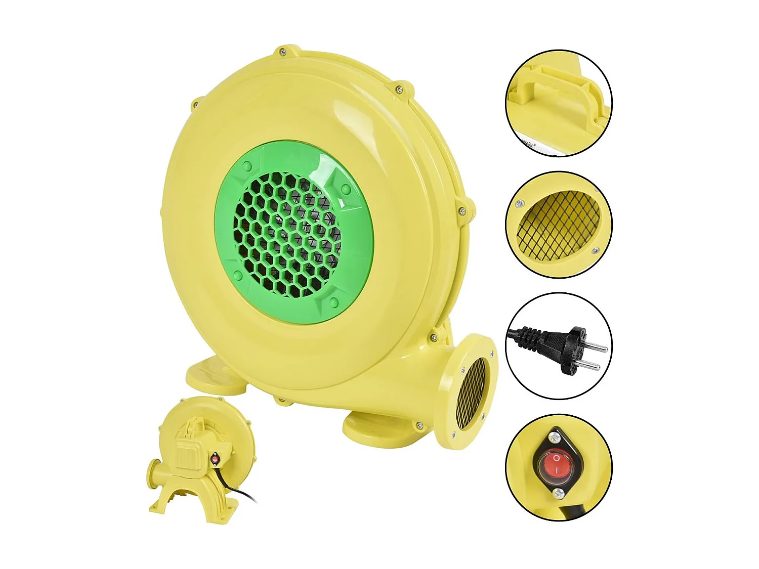 Gonfleur Château Electrique 350W/Soufflerie pour Jeux Gonflable avec Moteur en Cuivre