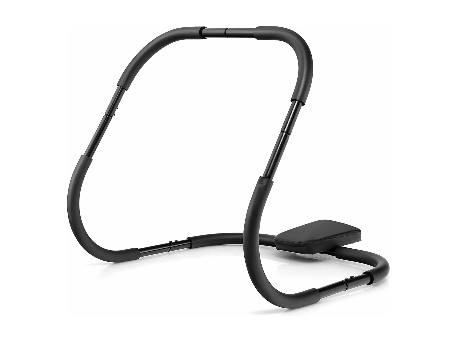 Appareil Abdominaux à Bascule avec Appuie-tête Rembourré Ergonomique et Portable pour Entraînement de Musculation à Domicile