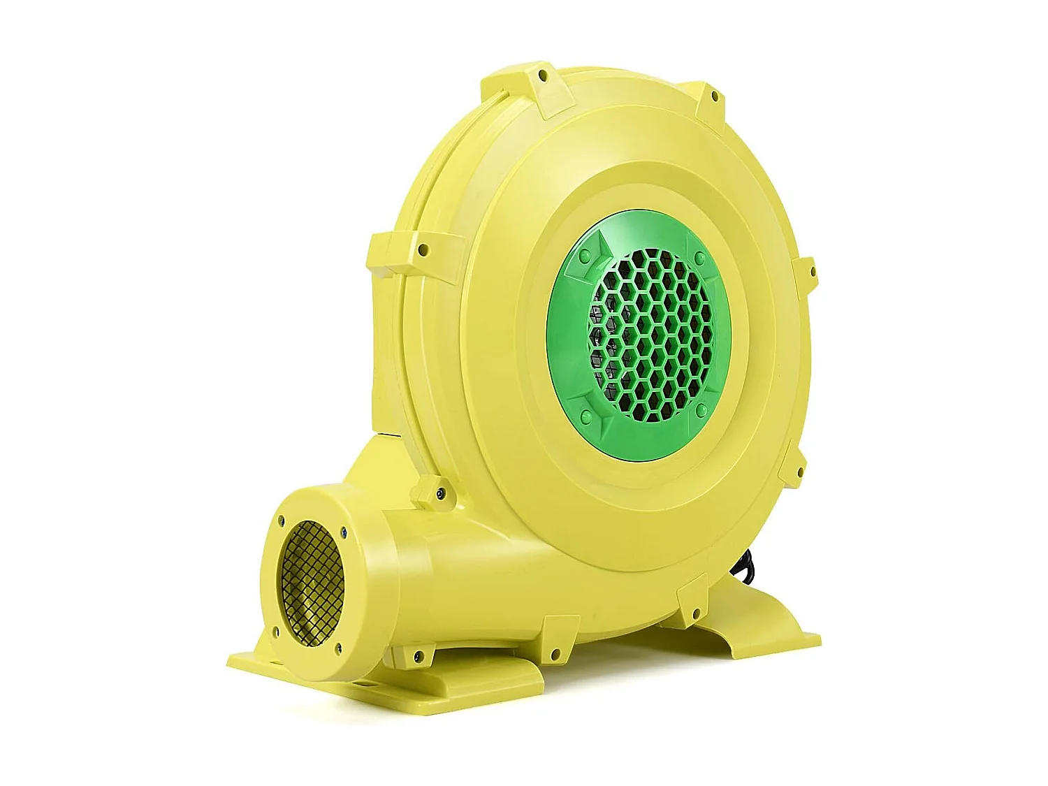 Château Gonflable 6 en 1 avec Escalade Toboggan à Jet d'Eau Grande Piscine Cadre de Football/Basket-ball avec Souffleur 680W