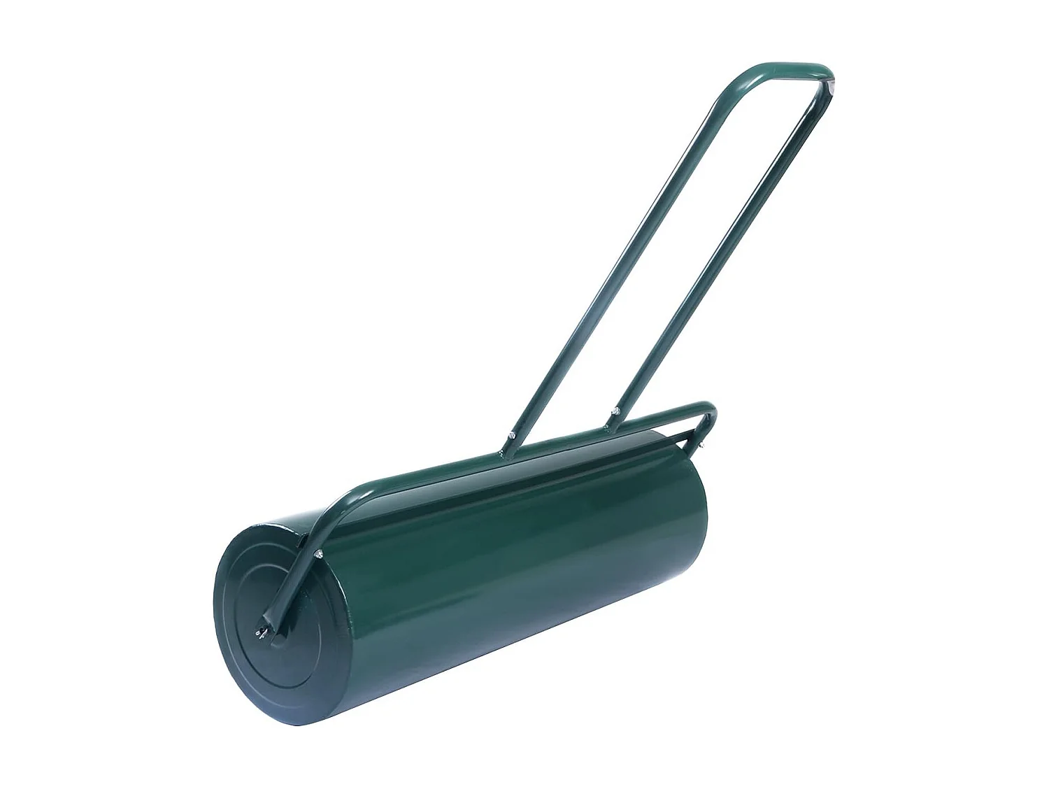 Rouleau à Gazon de Jardin avec Volume 63 L Ø du Rouleau : 30 CM Largeur 60 CM en Acier de Couleur Vert