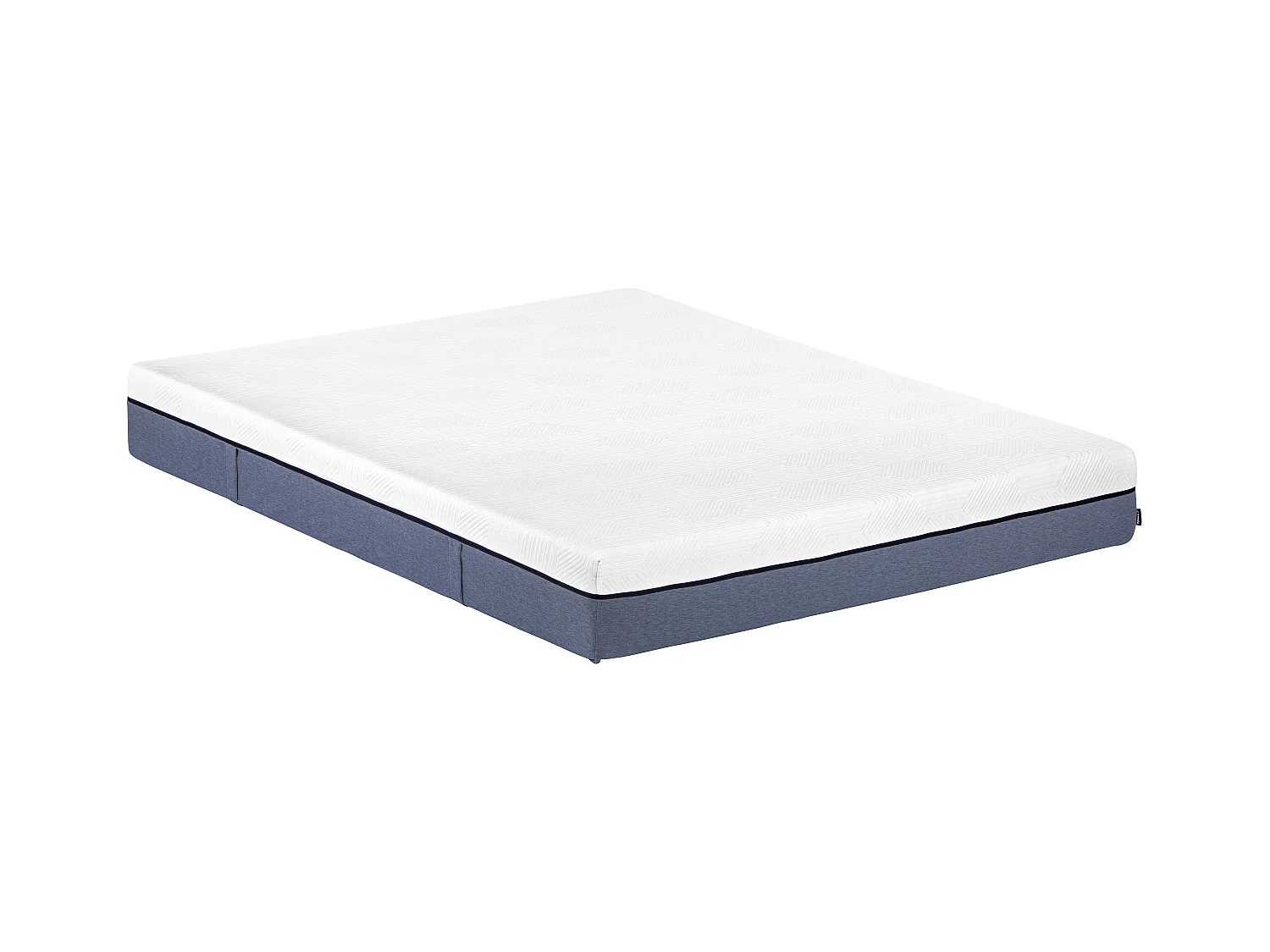 Conjunto de canapé abatible de 180 x 200 cm blanco + colchón de muelles ensacados 7 zonas y memoria de forma de 24 cm - KASUI de YSMÉE