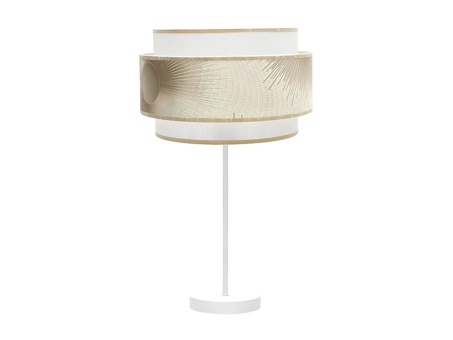 Sobremesa Grande Nepal Blanca Con Pantalla Doble