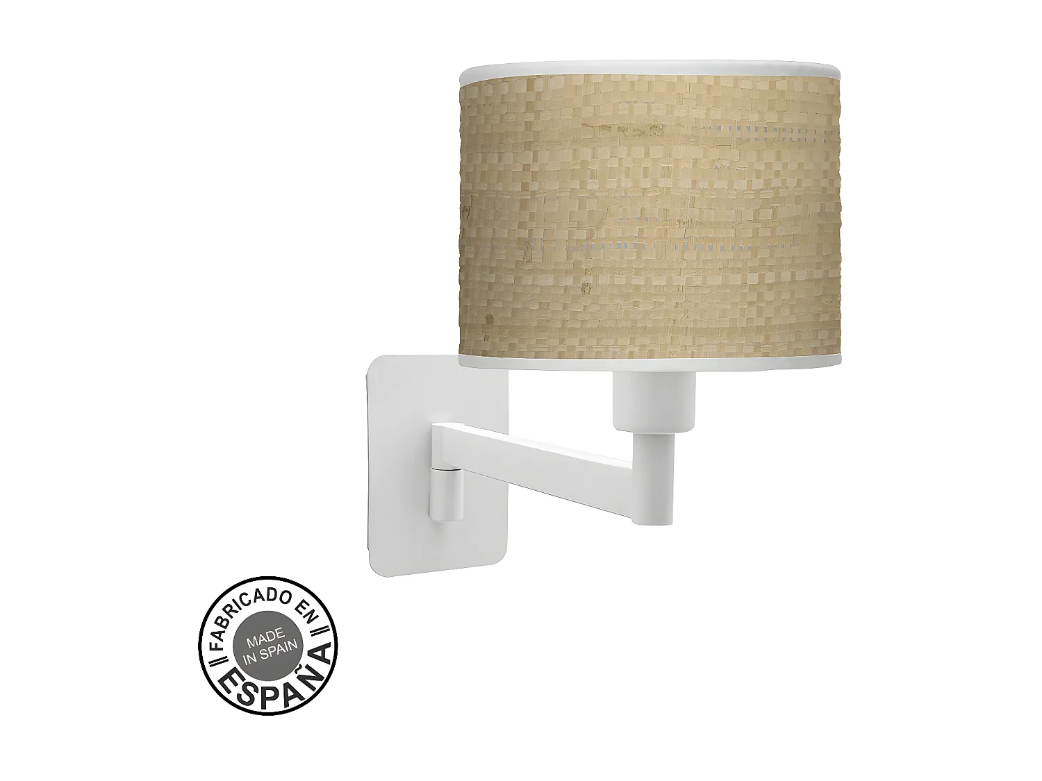 Aplique Con Pantalla Modelo Moda Blanco 1 Luz