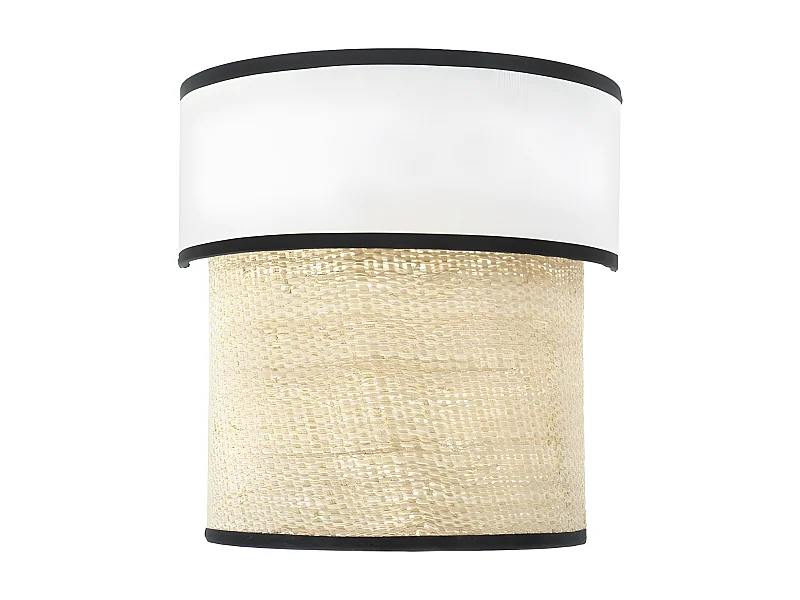 Aplique De Pared Modelo Camboya Negro Doble Pantalla