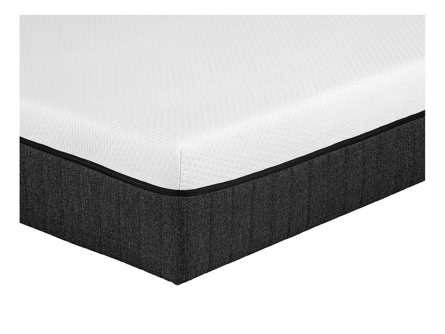 Conjunto de canapé abatible de 180 x 200 cm natural claro + colchón de muelles ensacados 5 zonas ép.21 cm - CIDORA de YSMÉE