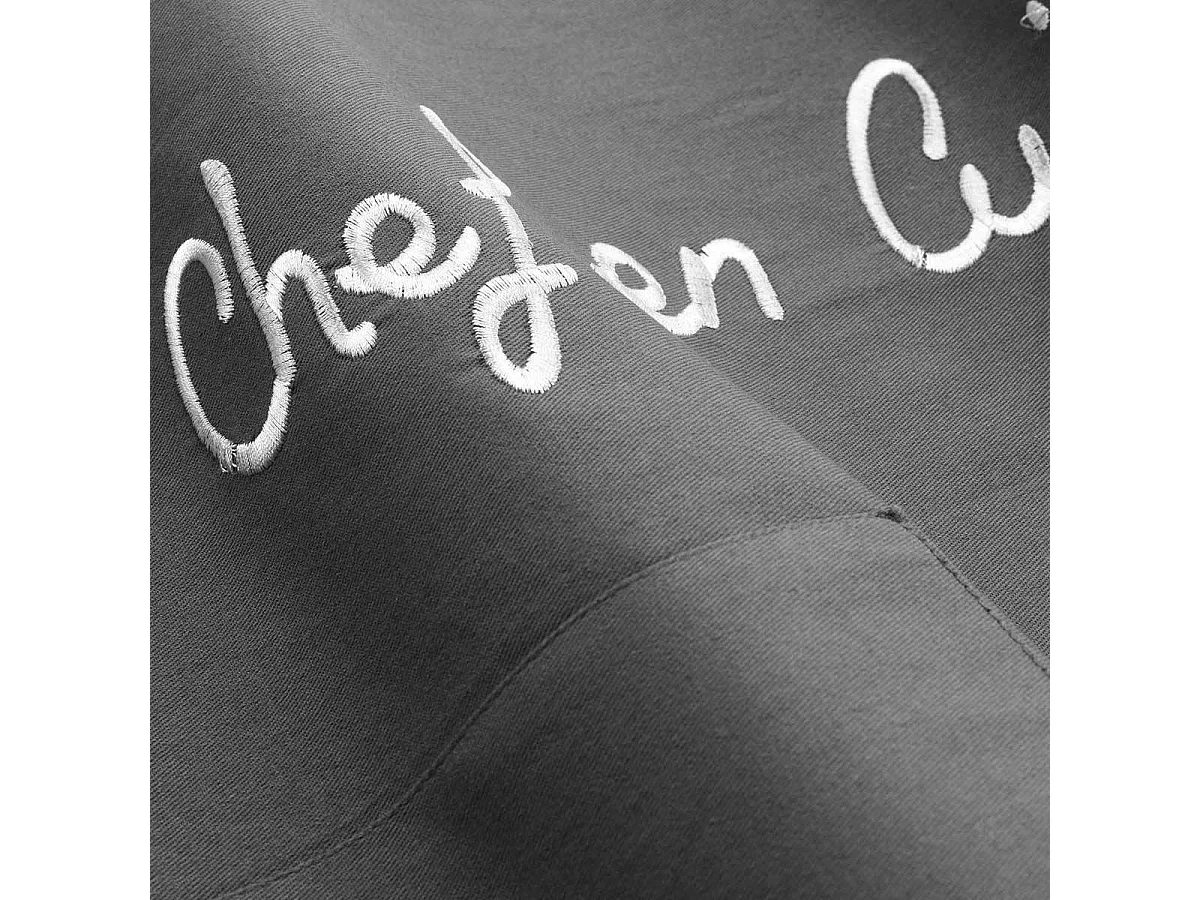 Tablier de Cuisine "Cuistot" 84cm Anthracite