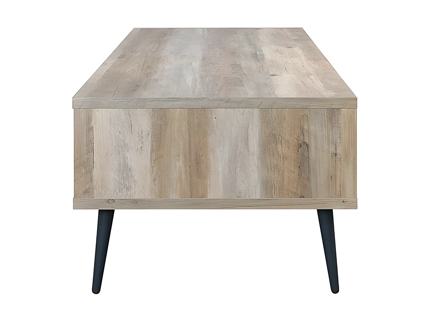 Table basse 1 tiroir 2 niches Scott