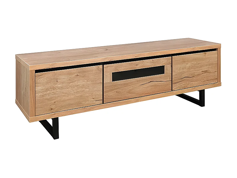 Meuble TV 2 portes 1 tiroir Sully