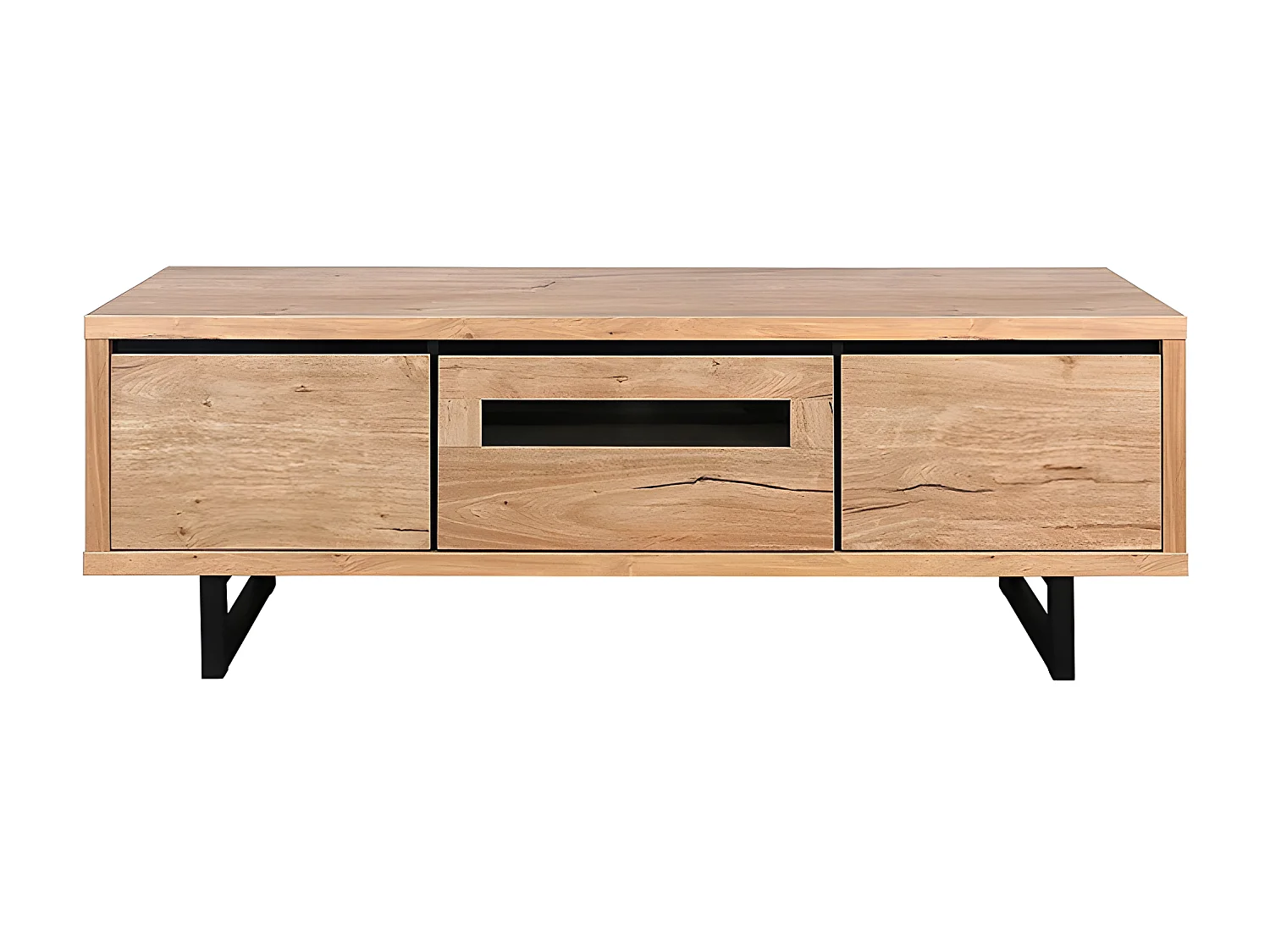 Meuble TV 2 portes 1 tiroir Sully