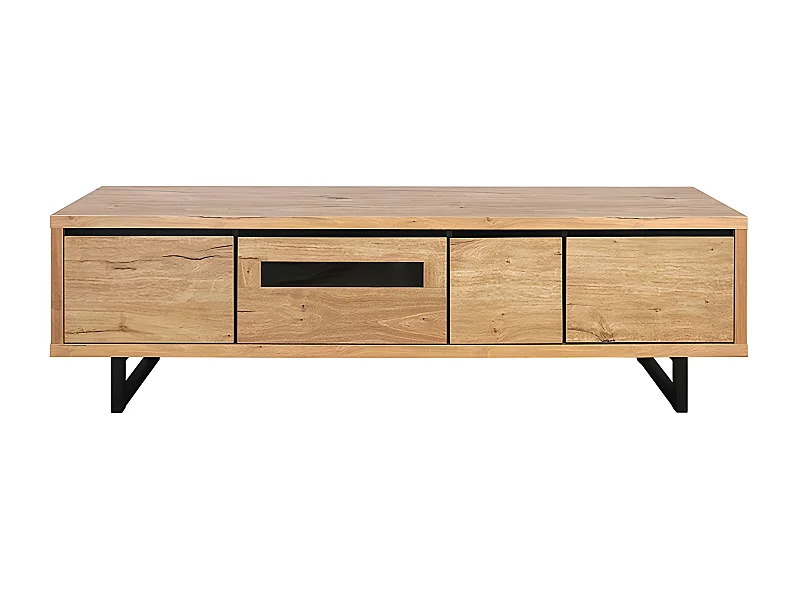 Meuble TV 3 portes 1 tiroir Sully