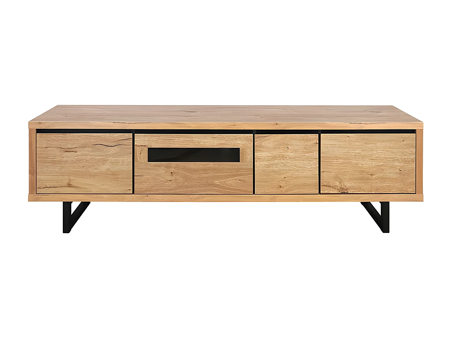 Meuble TV 3 portes 1 tiroir Sully