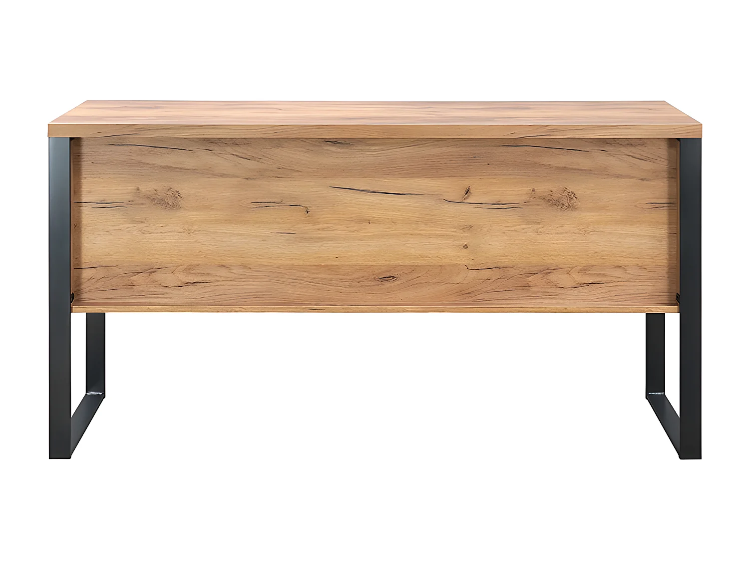 Buffet 2 portes 3 tiroirs pieds métal Ron