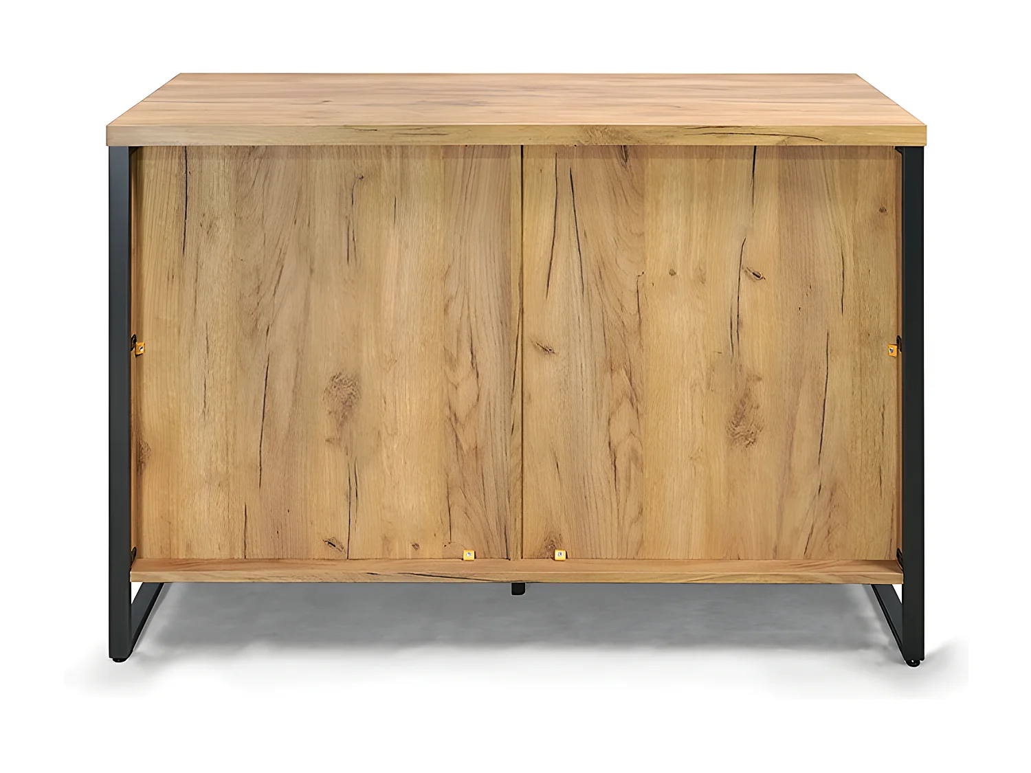 Buffet 2 portes 2 tiroirs pieds métal Ron