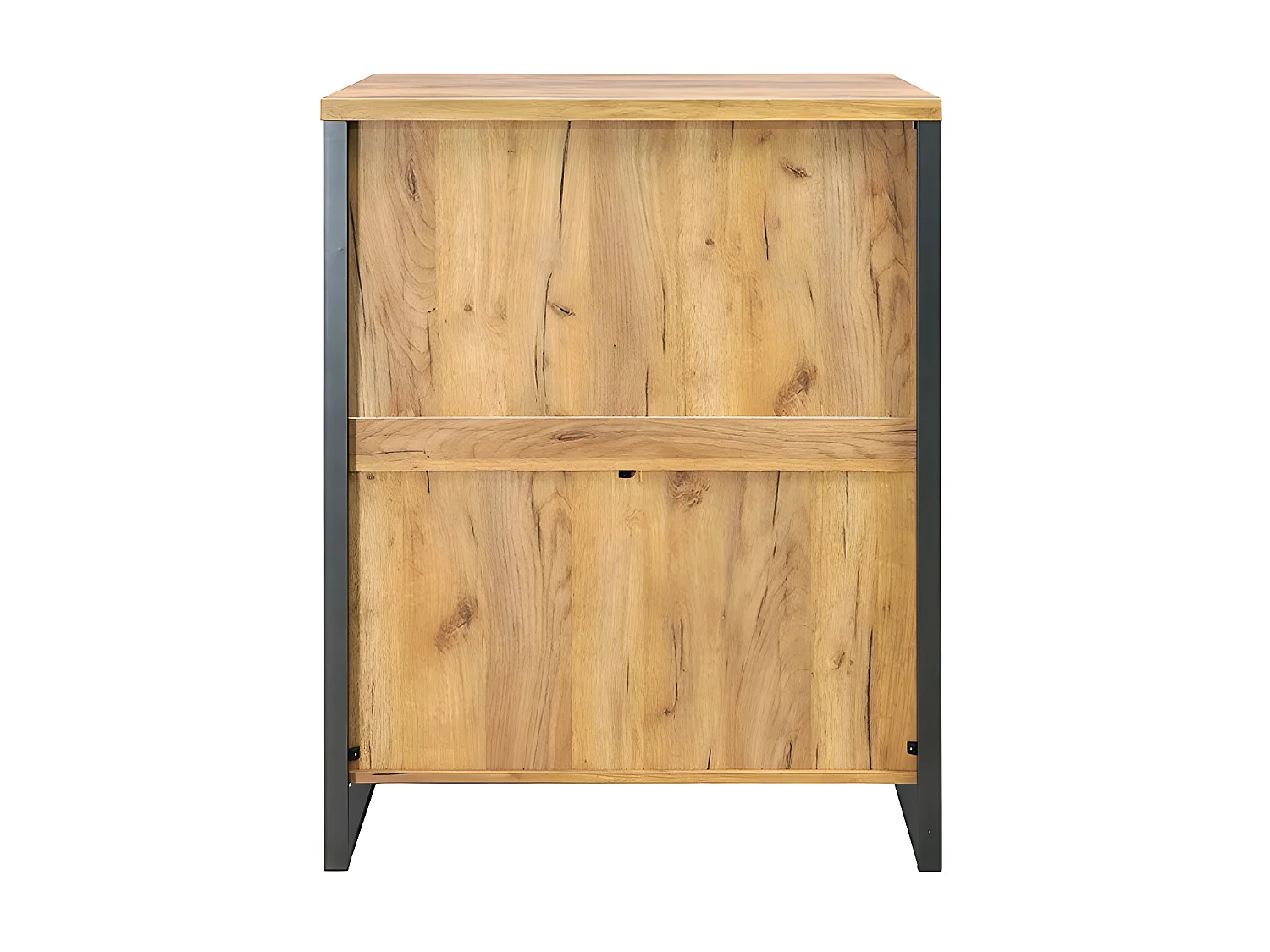 Commode 4 tiroirs pieds métal Ron