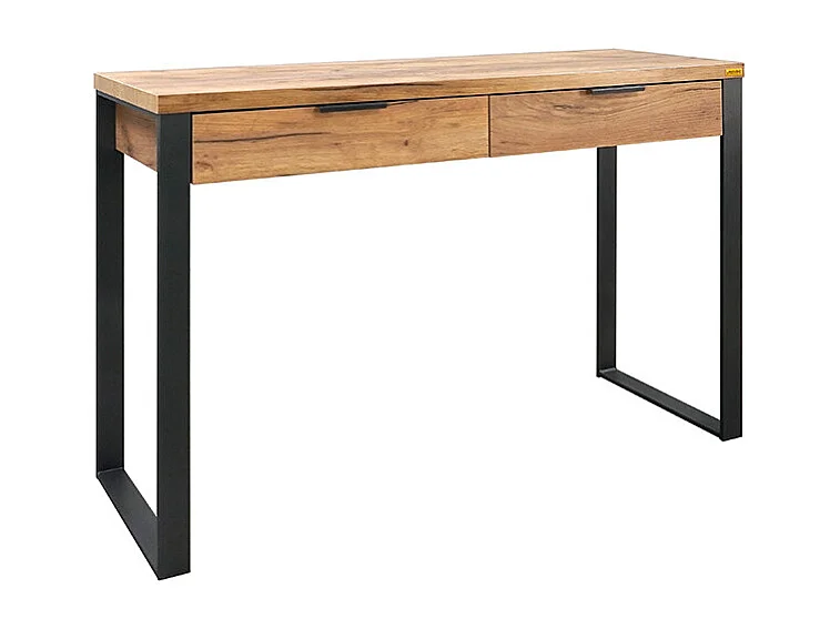 Console 2 tiroirs pieds métal Ron