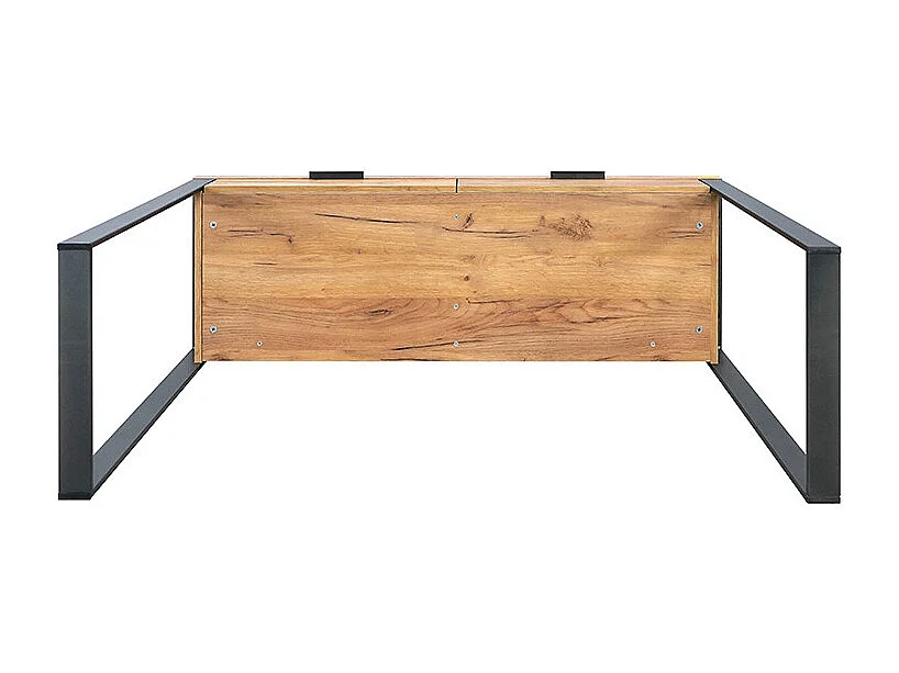 Console 2 tiroirs pieds métal Ron