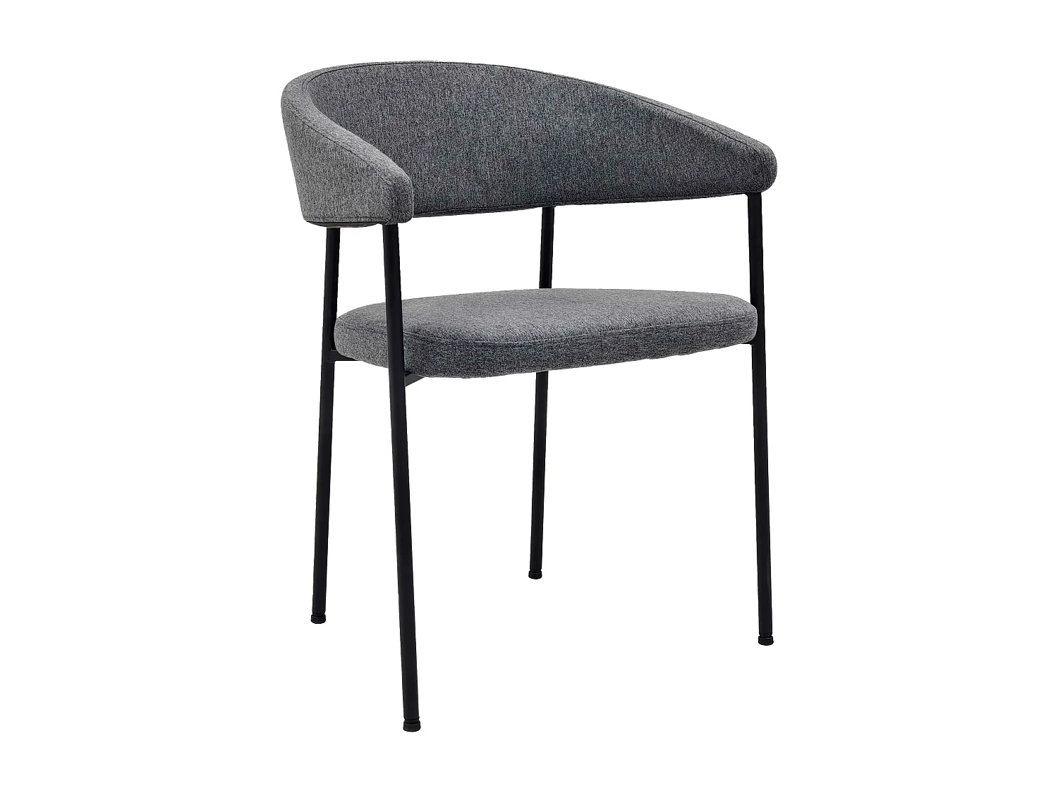 Set van 2 fauteuils van multiplex en roestkleurige stof