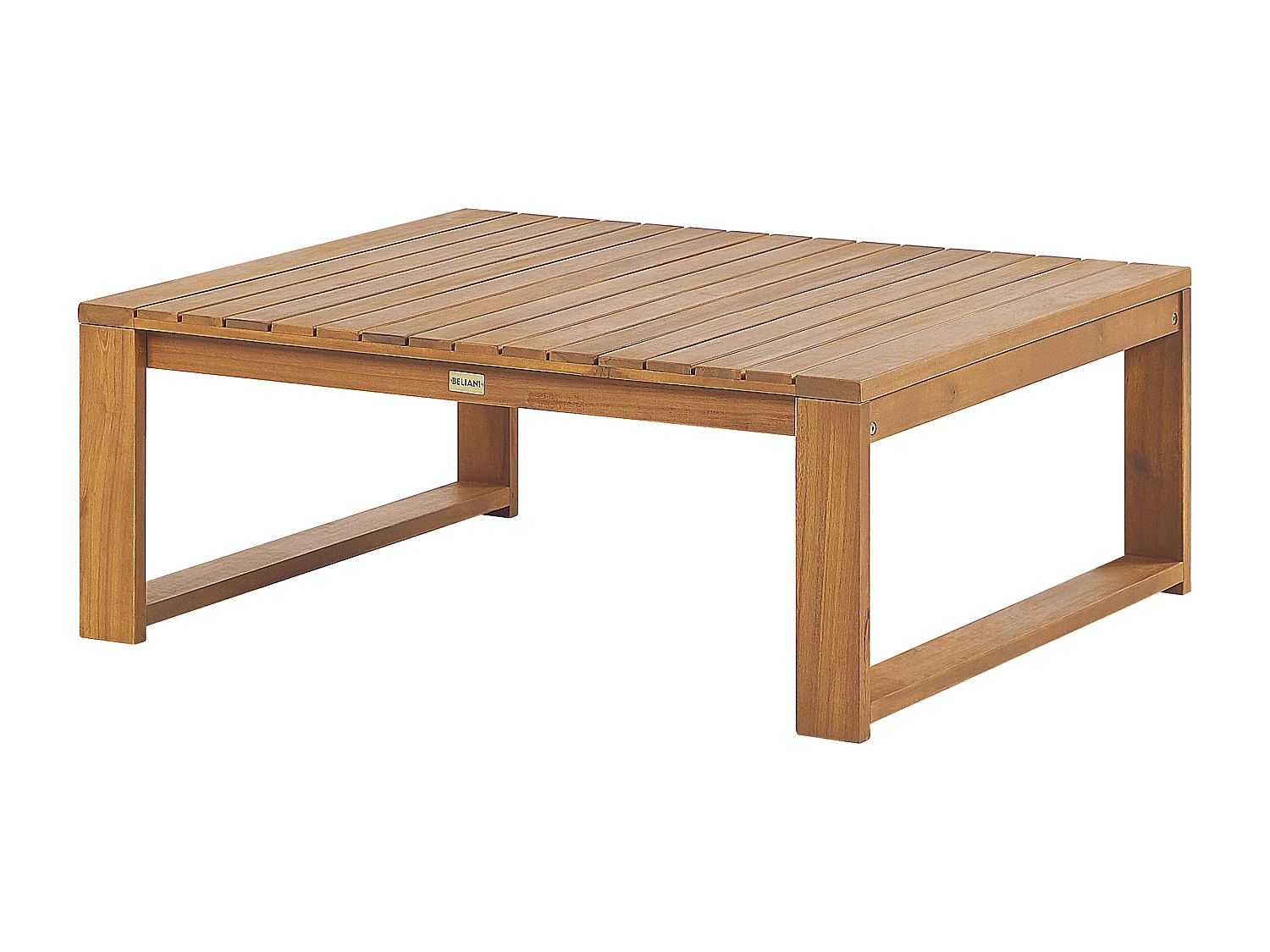 Tuin hoekloungeset met tafel 4-zitter TIMOR Rechterzijde Gecertificeerd acaciahout Lichtbruin