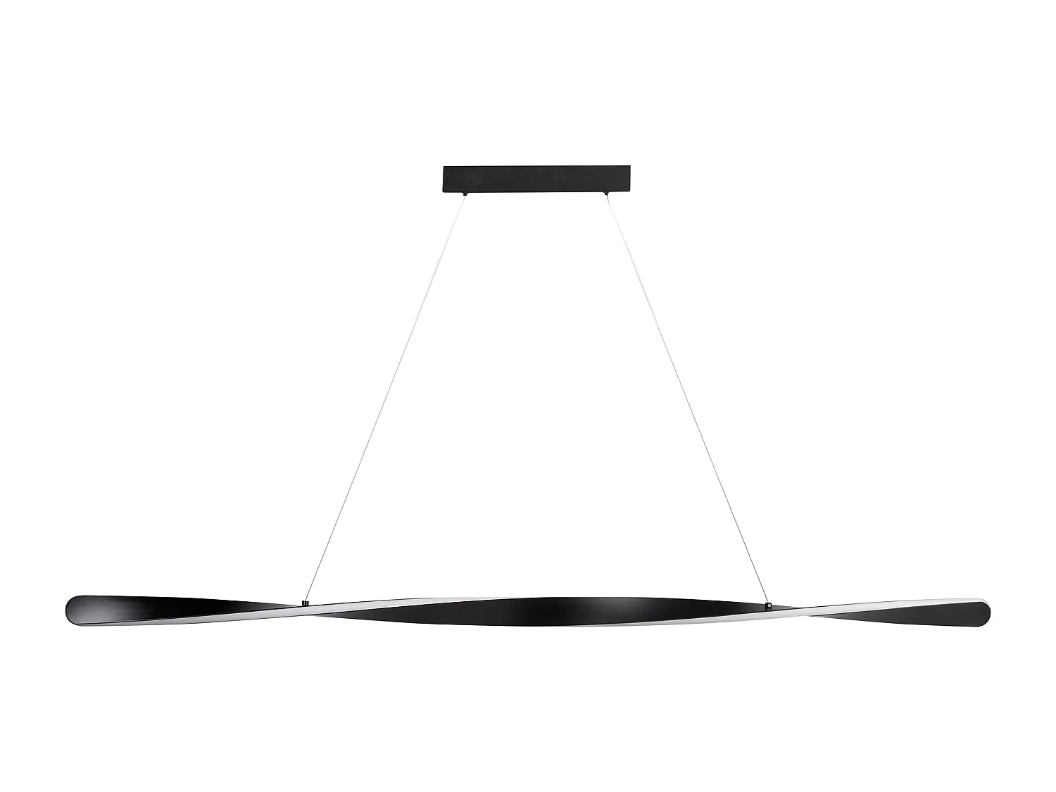 LED Hängelampe MAHOI Metall Schwarz