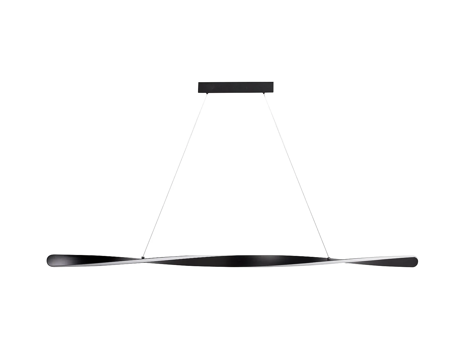 Lampe LED suspendue MAHOI Métal Noir