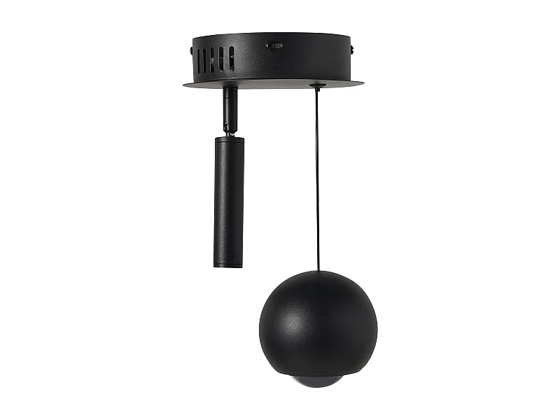 Lampe LED suspendue MABOLE Métal Noir