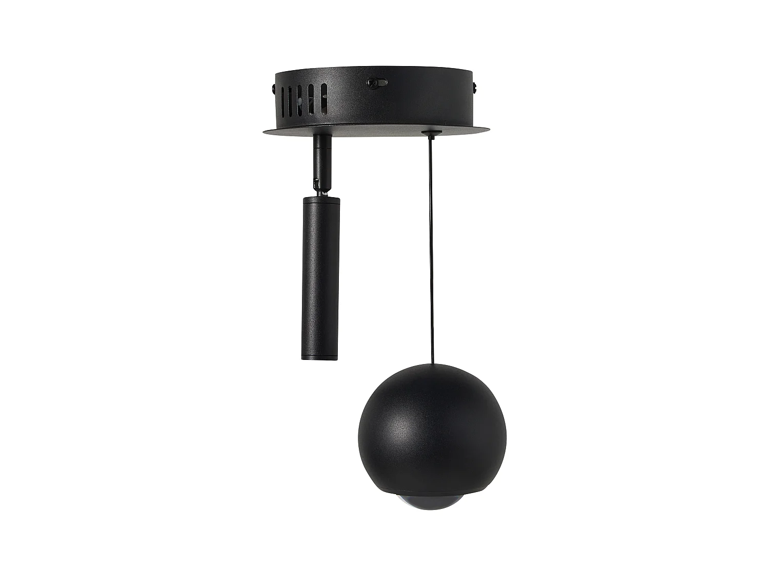 LED Hängelampe MABOLE Metall Schwarz