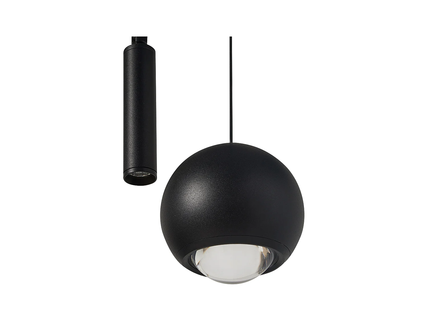 Lampe LED suspendue MABOLE Métal Noir