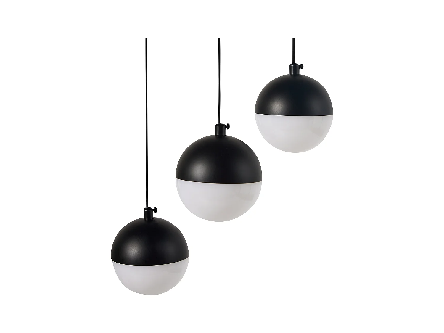 Lampe LED suspendue ANKOBRA Métal Noir