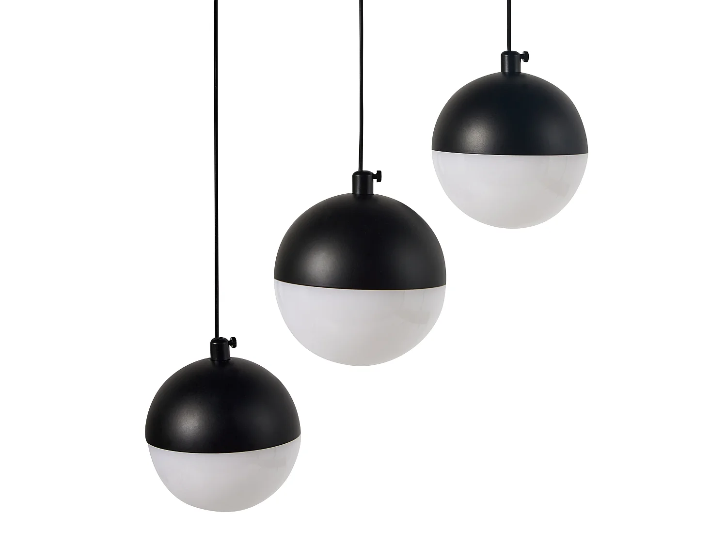 LED Hängelampe ANKOBRA Metall Schwarz
