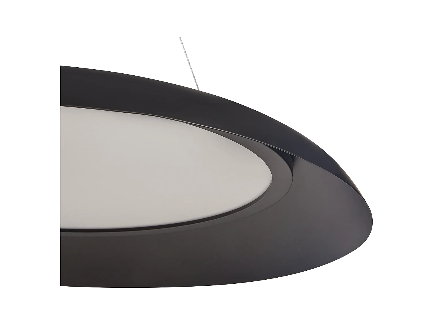 Lampe LED suspendue SURKO Métal Noir