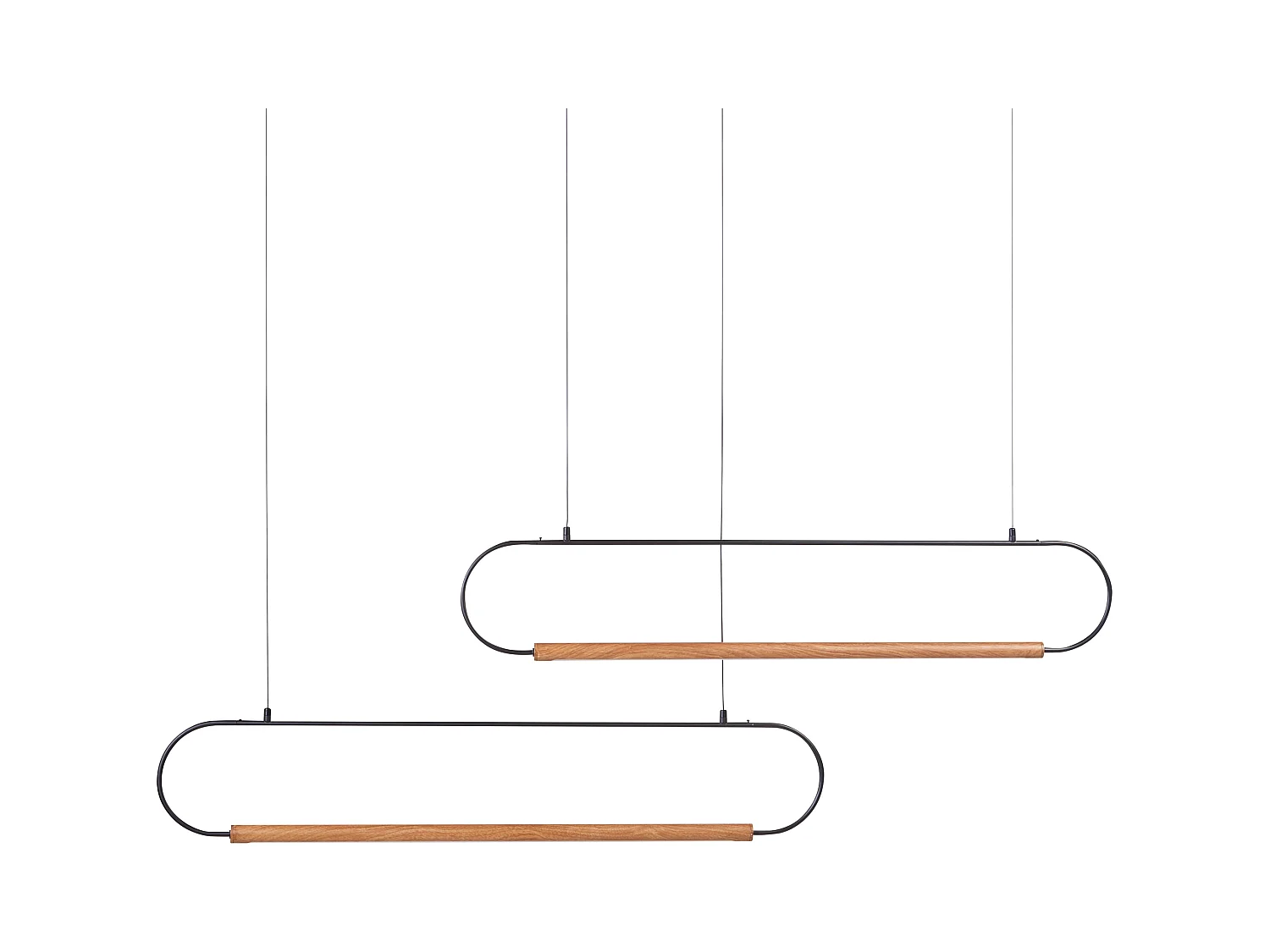 Lampe suspension LOGONE Métal Noir