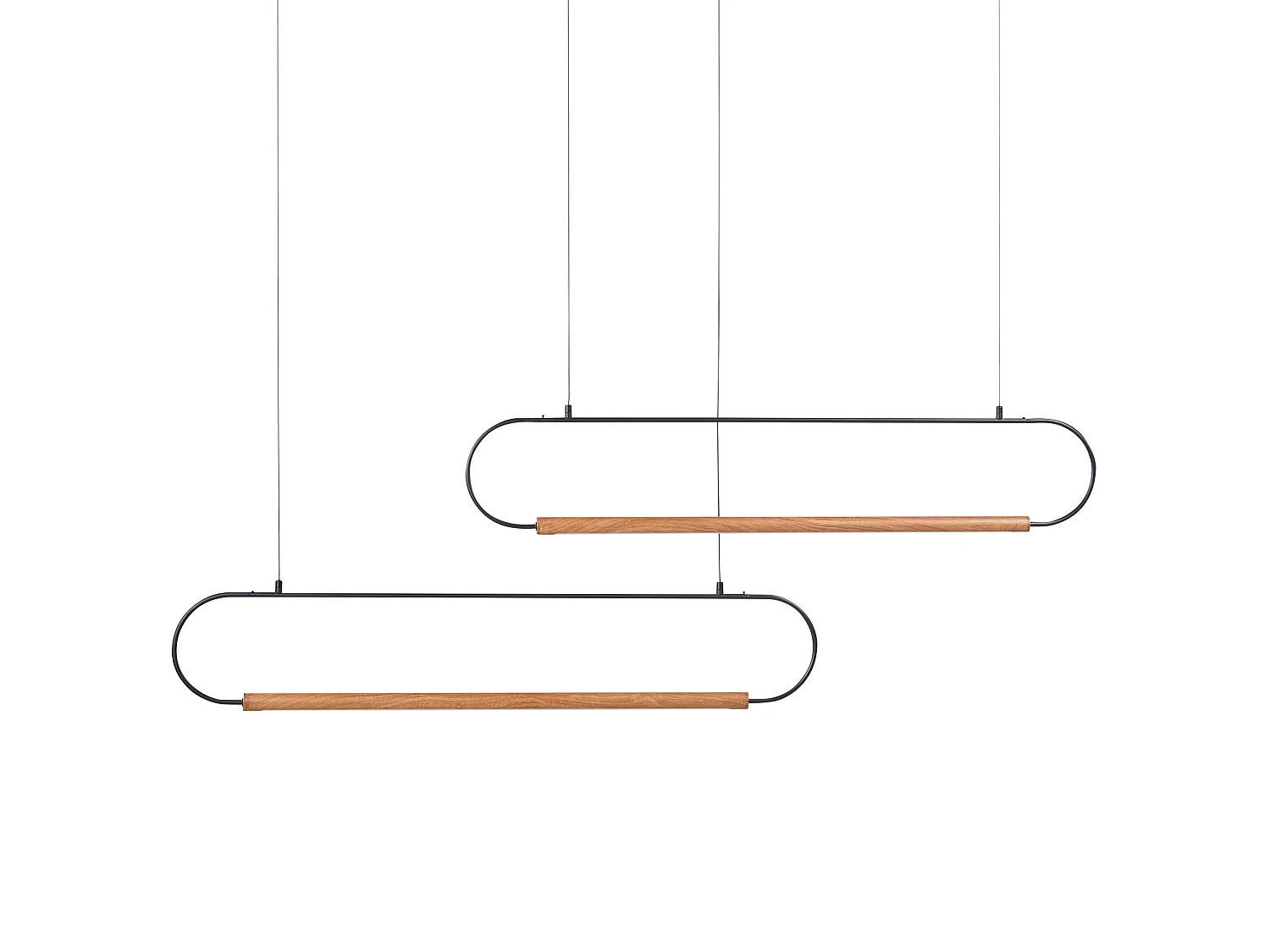 Lampe suspension LOGONE Métal Noir