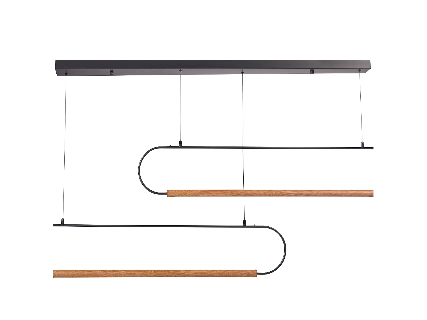 Lampe suspension LOGONE Métal Noir