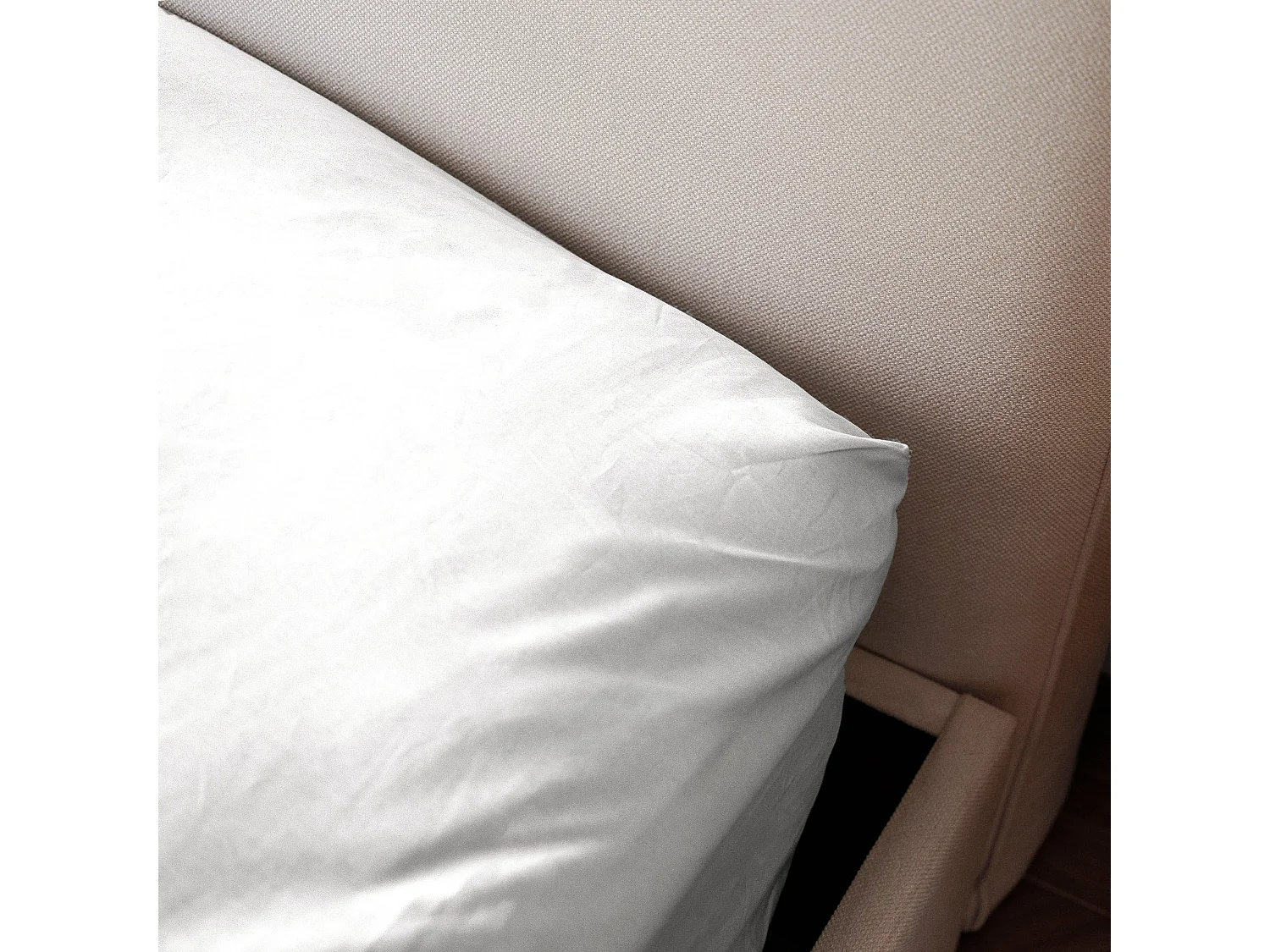 Drap housse coton blanc 200x200 cm