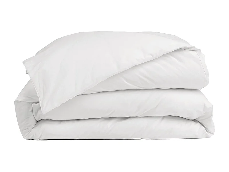 Housse de couette coton blanc 220x240 cm